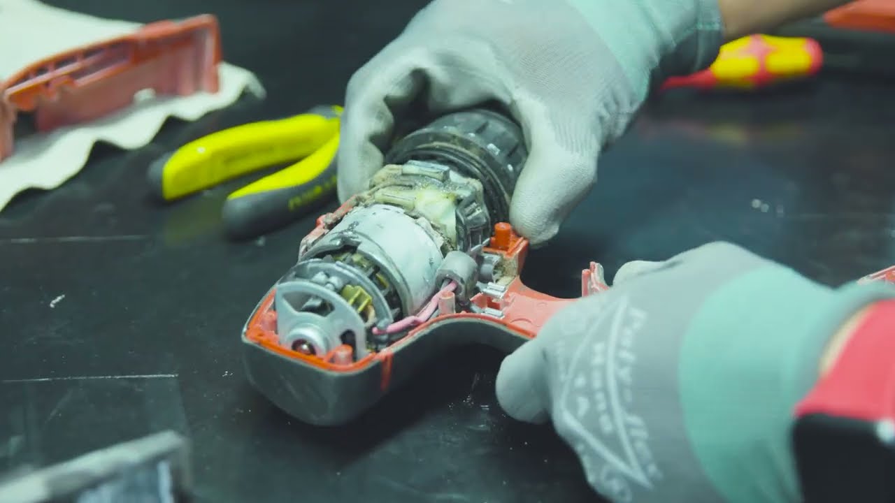 What happens during a Hilti drill driver repair? YouTube