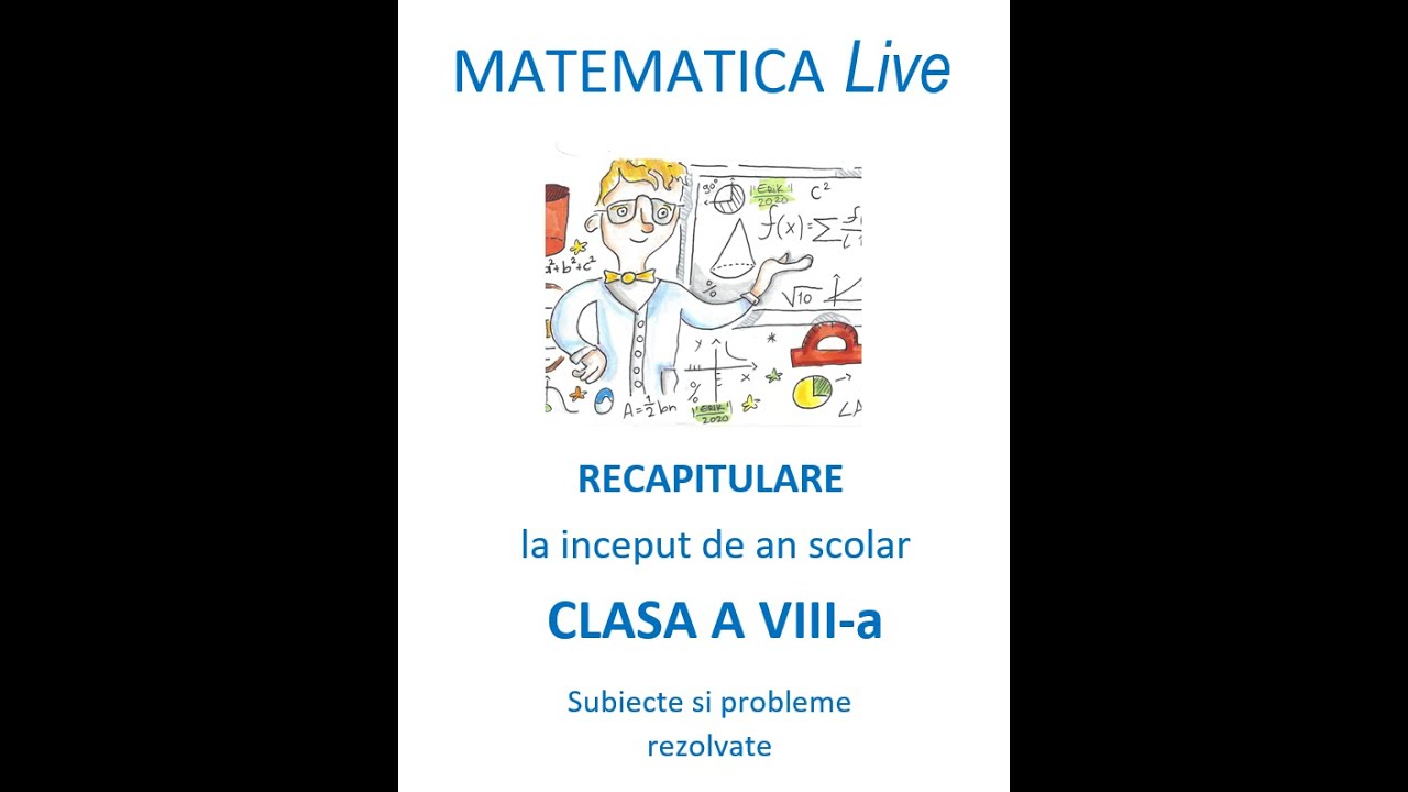 Recapitulare initiala -Cl 8 -Lectia 2- Calcule cu radicali, multimi,  media aritmetica si geometrica