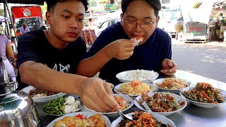 အစုံသုပ် အသုပ်စုံ   Burmese Athote in Yangon / Myanmar Street Food