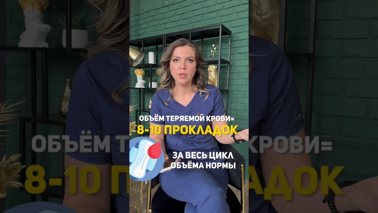 Сколько должно быть крови во время месячных? #менструация #гормоны #здоровье