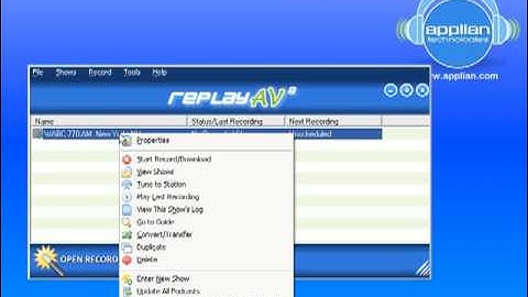 How to Record Streaming Radio Stations using Replay AVs FREE Media Guide