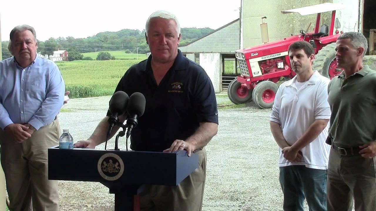 Governor Tom Corbett Seaks at Shippensburg Farm YouTube