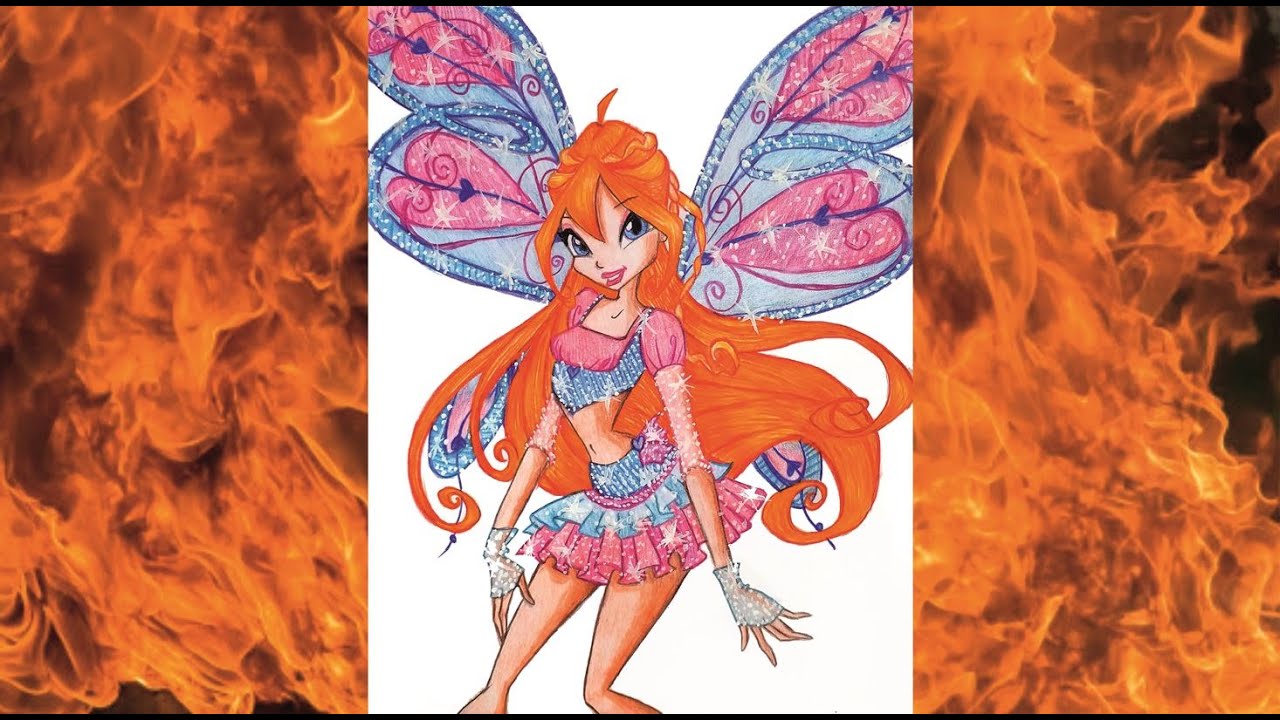 Bloom Believix | Winx Club | Speed Drawing | Рисую Блум | Блум Беливикс | Клуб Винкс