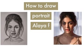 #2 Alaya f portrait | Alaya sketch |  how to draw