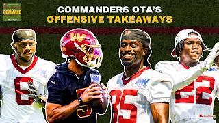 Commanders OTA Day 1 Takeaways: Jayden Daniels, WR Standouts & O-Line Review | Take Command