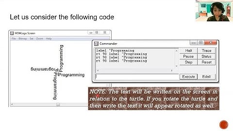 MSW Logo Text commands