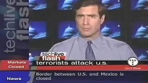 Tech Live Flash Attack in America New York September 2001