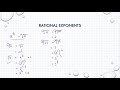 Introduction to Calculus Exponentials Rational Exponents