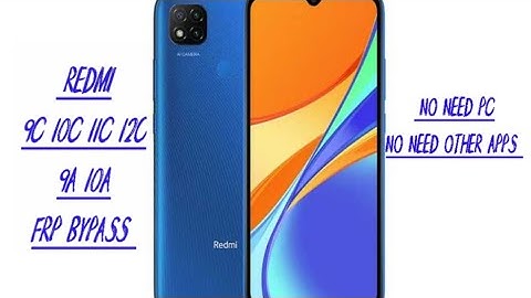 Redmi 9a/9t/9i/9c FRP Bypass Without Pc New Security | Redmi (MIUI 12.5) Remove Google Account 2024