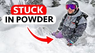 How To Get Unstuck from Deep Powder Snow