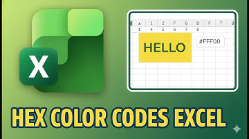 How To Use Hex Color Codes for Font in Excel (2025)
