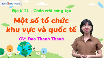 Một số tổ chức khu vực và quốc tế | Địa lí 11 (Chân trời sáng tạo) | Bứt phá 11| GV: Đào Thanh Thanh