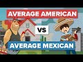 Average American vs Average Mexican - People Comparison