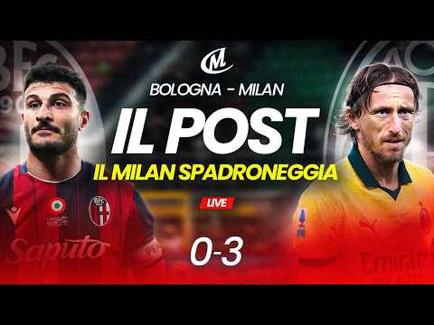 Video DIRETTA LIVE BOLOGNA - MILAN 0-3: IL POST PARTITA | #seriea #acmilan