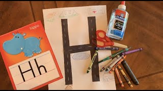 Letter H Community Map Craft