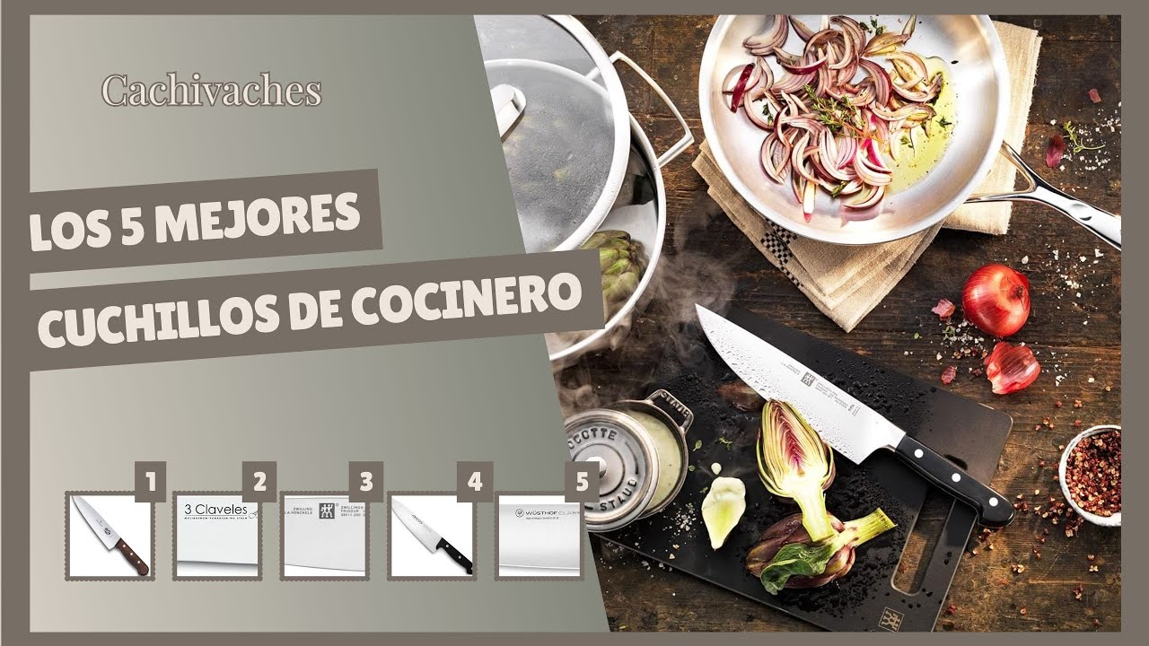 5 Mejores Cuchillos de Cocinero 🔪 Comparativa Cuchillos de Chef. No compres sin ver este vídeo