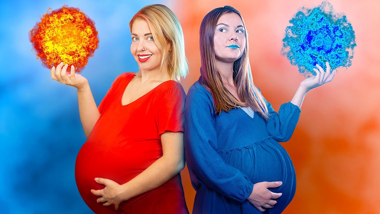 ⁣Hot vs Cold / Funny Pregnancy Situations!
