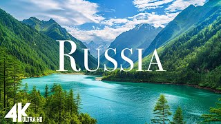 FLYING OVER RUSSIA (4K UHD)  Relaxing Music Along With Beautiful Nature Videos  4K Video HD