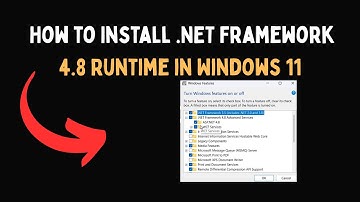 How to Install  NET Framework 4 8 Runtime in Windows 11