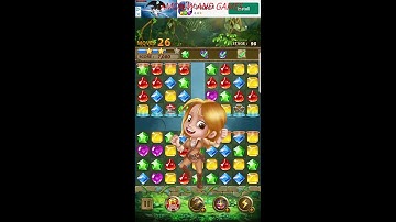 Jewels Jungle : Match 3 Puzzle.Levels 95-99.