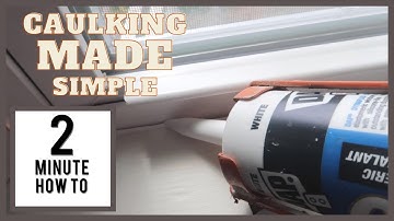 Caulking A Window-How To Silicone Around A Window-How To Caulk Around A Window- Simple & Easy