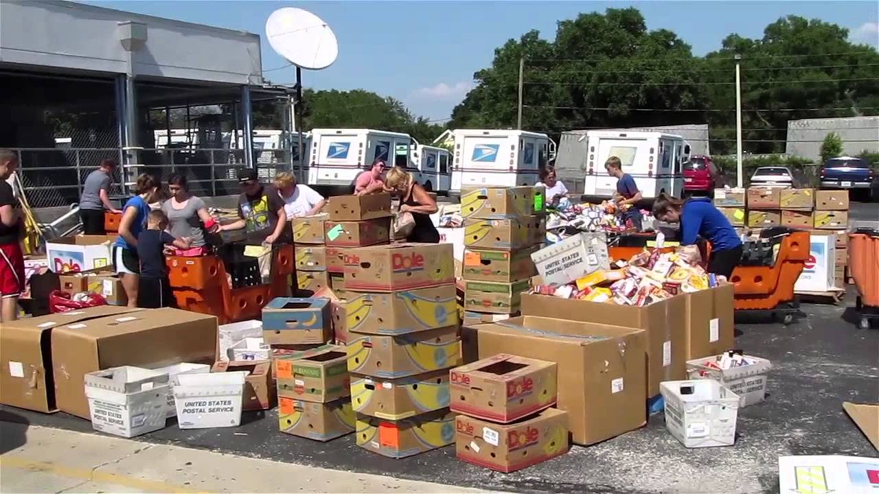 Stamp Out Hunger delivers mountains of food