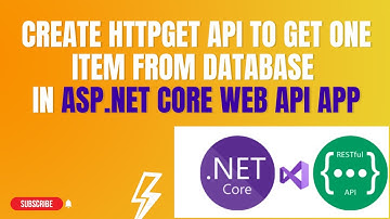 #86: Create HTTPGET API - To get one data from Database using Entity Framework Core