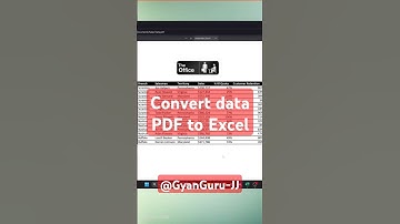 Convert data PDF to Excel. #shorts #shortsfeed #excel #exceltips #exceltricks #exceltutorial