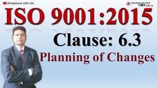 ISO 9001 Version 2015 Clause 6.3 | Quality Management System (QMS) | Total Quality Management
