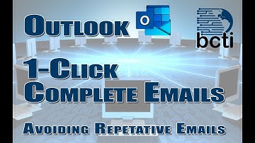 Microsoft Outlook - 1 Click Email Response (Templates)