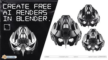 How to use AI in Blender! FREE / CONCEPT ART GENERATOR!
