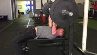 Barbell Bench Press (Side View)