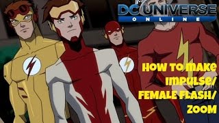 Dcuo Ps4 How i make Impulse and Female Flash/zoom