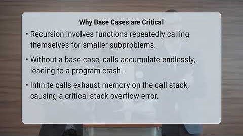 How Do Base Cases Prevent Infinite Recursion?