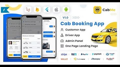 CabME - Flutter Complete Taxi Booking Solution