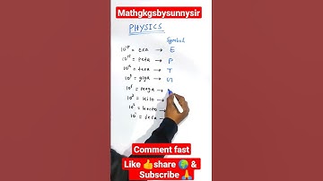👉👉 physics symbol 🔥🔥🔥#shorts #trending #viral #mathgkgsbysunnysir