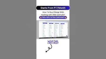 Cheap Web Hosting In India | 17/Month | Free Domain, SSL & cPanel