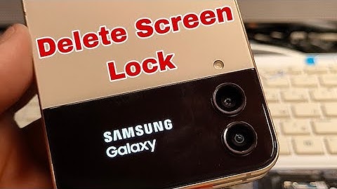 Forgot Screen Lock? Samsung ZFlip 4, Delete Pin, Pattern, Password Lock.