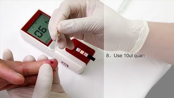 Operation Video of Hemoglobin Meter