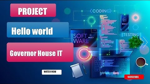 Governor sindh 1st project IT class| Hello world| Typescript