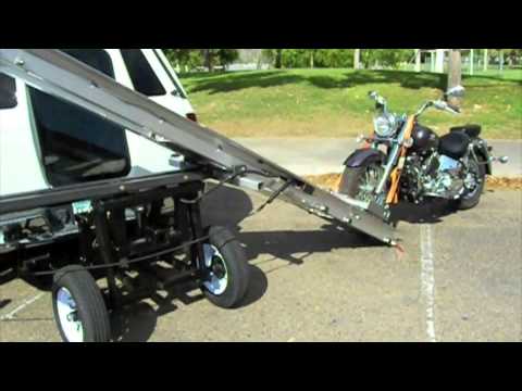 Motorcycle Trailer/Loader - YouTube