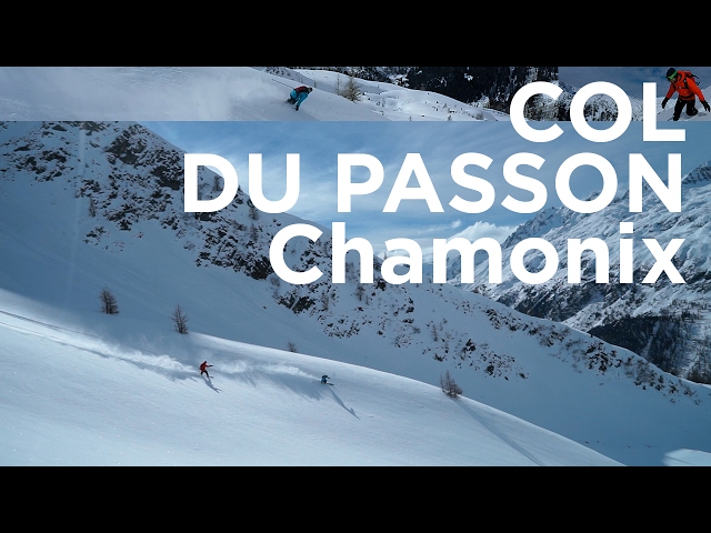 Col du Passon Montagne de Peclerey ski monoski snowboard de randonnée Chamonix Mont-Blanc