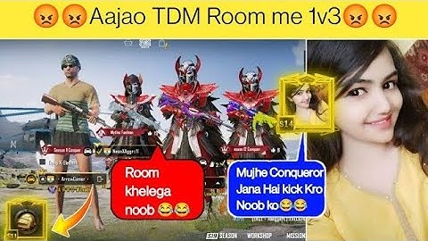 Random 3 players call me Noob / challenge for 1vs 3 TDM room ( part 2 )