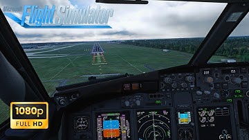 Amazing CROSSWIND LANDING in STANSTED | Ryanair PMDG 737-800 | Microsoft Flight Simulator 2020
