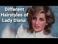 Lady Diana's beautiful hairstyle