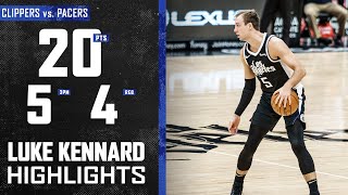 Luke Kennard Scores Season-High 20 Points vs. Indiana Pacers | LA Clippers