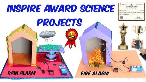 Rain Alarm & Fire Alarm Working Model | Science Project Ideas | Easy science experiments #science