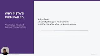 Meta’s Diem: Why It Failed | Technical Assessment – MGMT-670-8