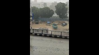 أمطار غزيرة تضرب محافظة المنيا