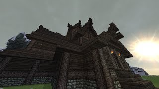 Nordic Longhouse Minecraft tutorial Part 3/5